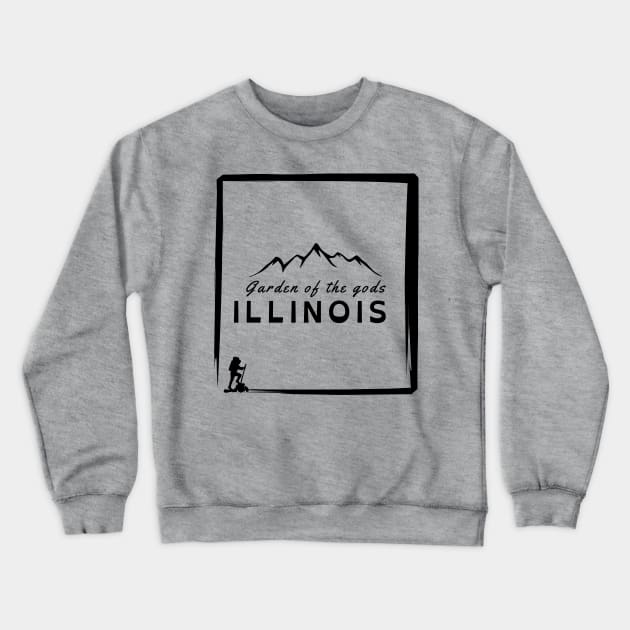 Garden of the gods, Illinois Crewneck Sweatshirt by TeeText